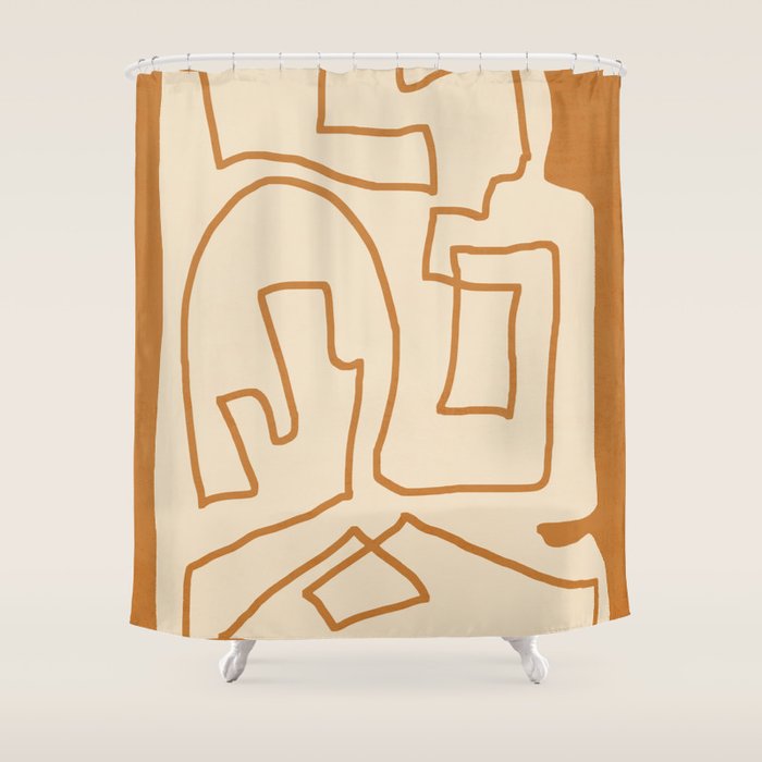 Abstract line art/3 Shower Curtain Gallery Image 1