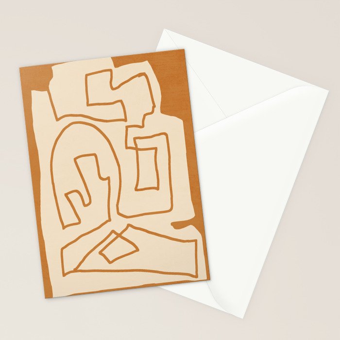 Abstract line art/3 Stationery Card Gallery Image 2