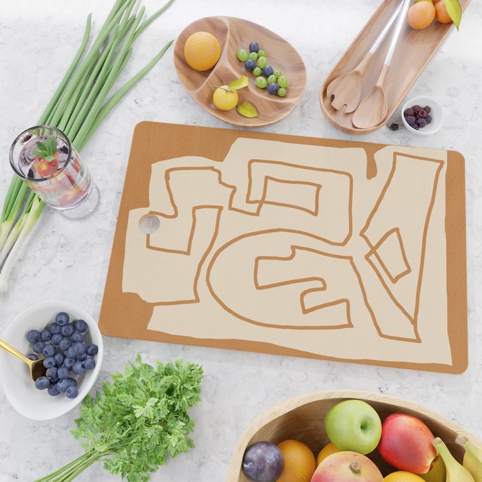 Abstract line art/3 Cutting Board Gallery Image 2