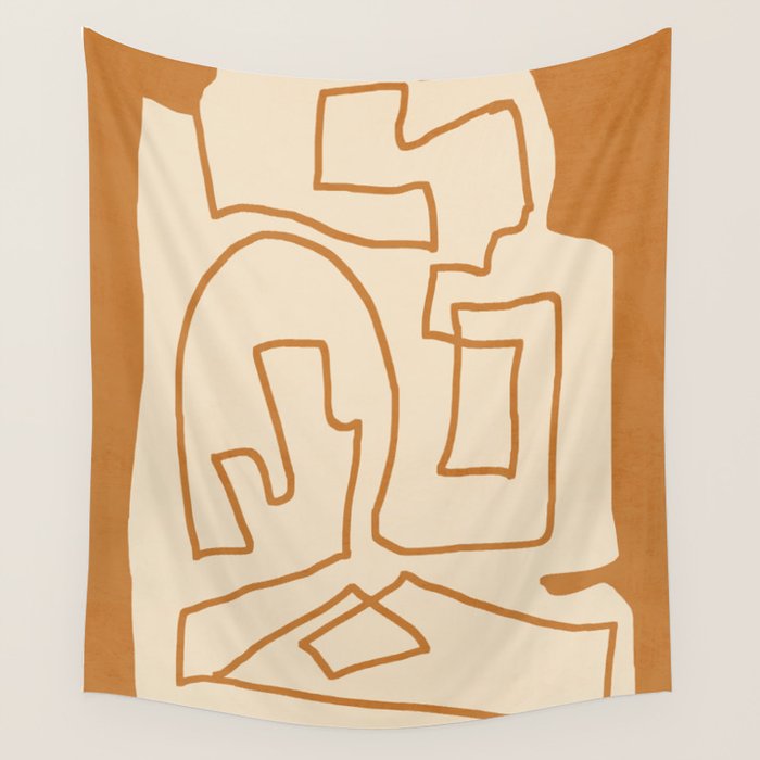 Abstract line art/3 Wall Tapestry Gallery Image 1