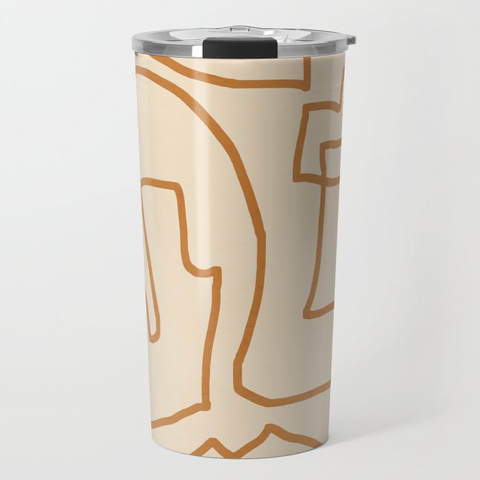 Abstract line art/3 Travel Mug Gallery Image 1