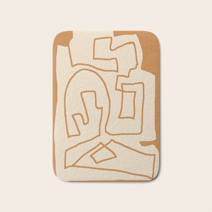 Abstract line art/3 Bath Mat Gallery Image 1