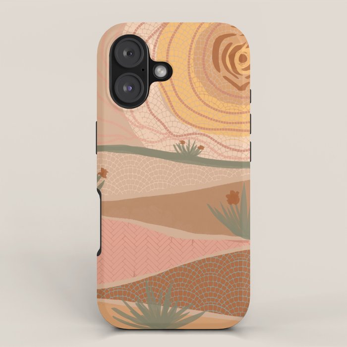 Rosy Sun and Hills iPhone Case Gallery Image 1