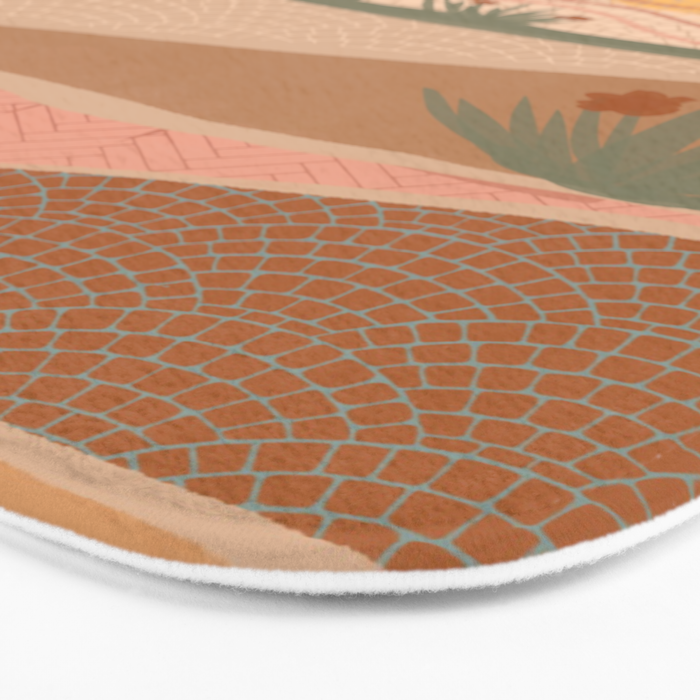 Rosy Sun and Hills Bath Mat Gallery Image 3