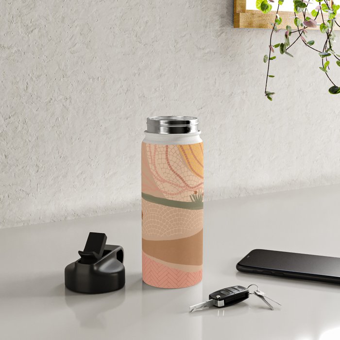 Rosy Sun and Hills Water Bottle Gallery Image 4