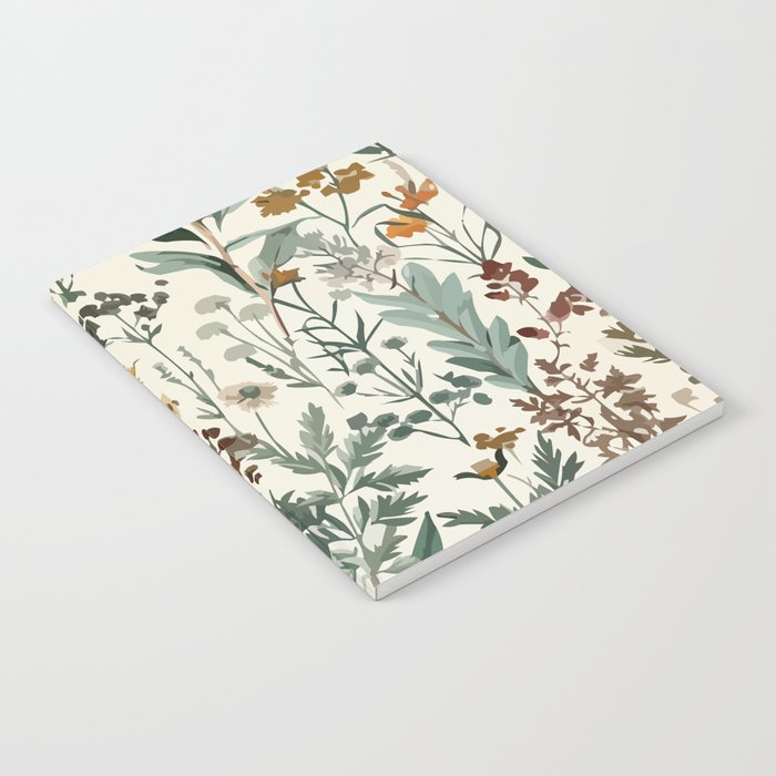 Nostalgic Wildflowers Floral Notebook Gallery Image 1