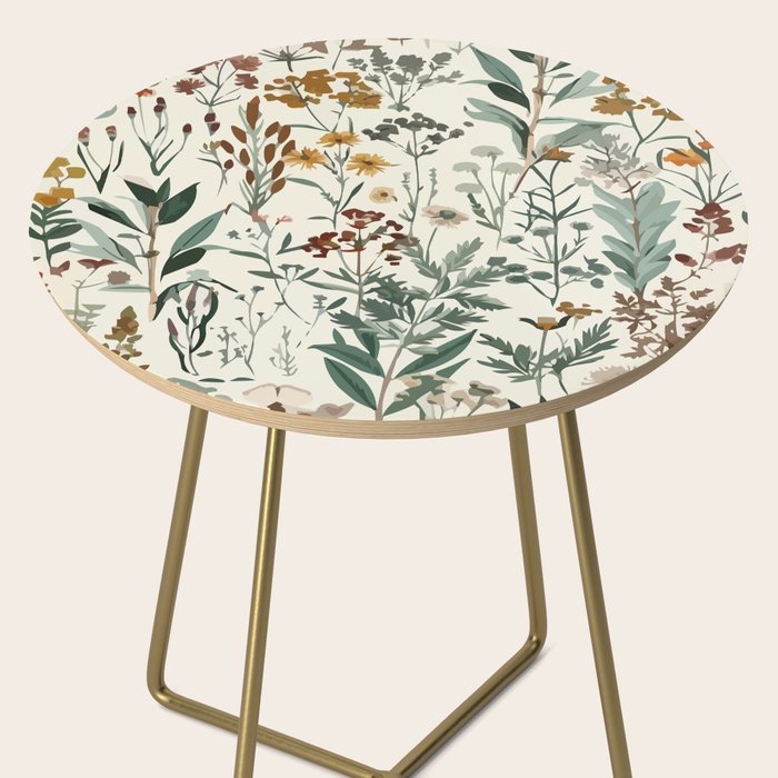 Nostalgic Wildflowers Floral Side Table Gallery Image 2
