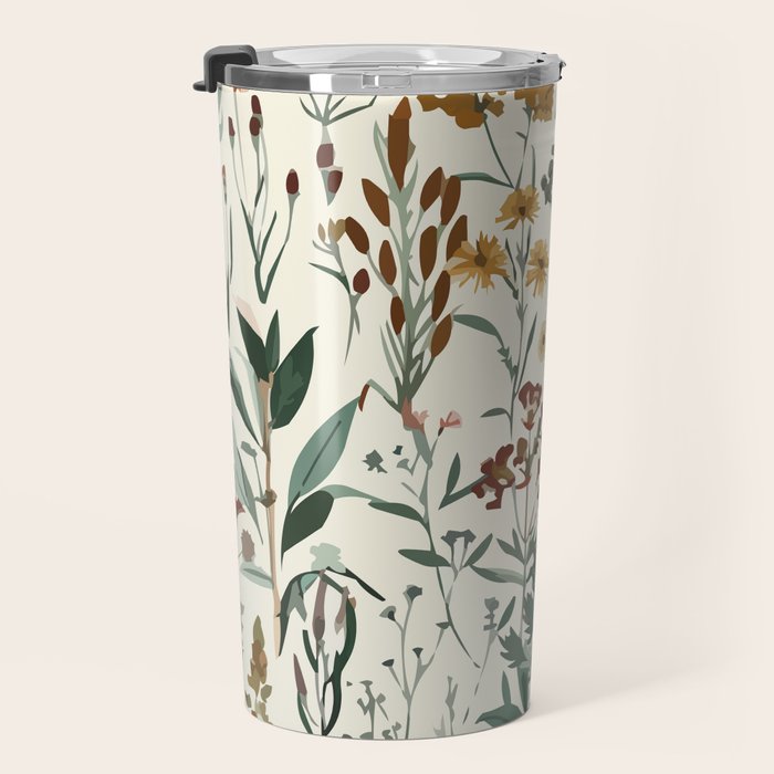 Nostalgic Wildflowers Floral Travel Mug Gallery Image 3