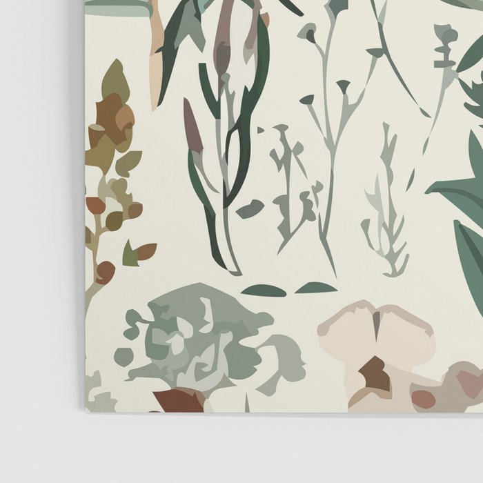 Nostalgic Wildflowers Floral Poster Gallery Image 3