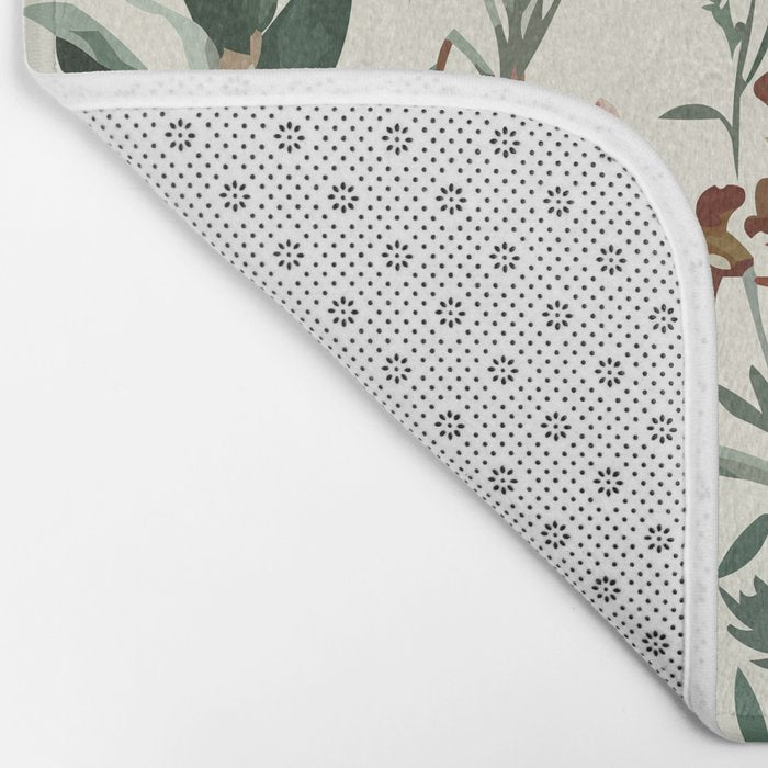 Nostalgic Wildflowers Floral Bath Mat Gallery Image 2