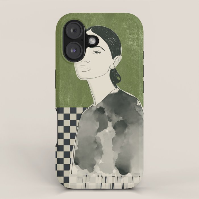 Girl Portrait iPhone Case Gallery Image 1