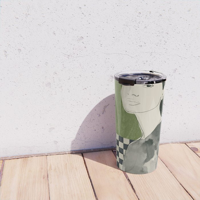 Girl Portrait Travel Mug Gallery Image 4
