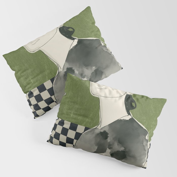 Girl Portrait Pillow Sham Gallery Image 1