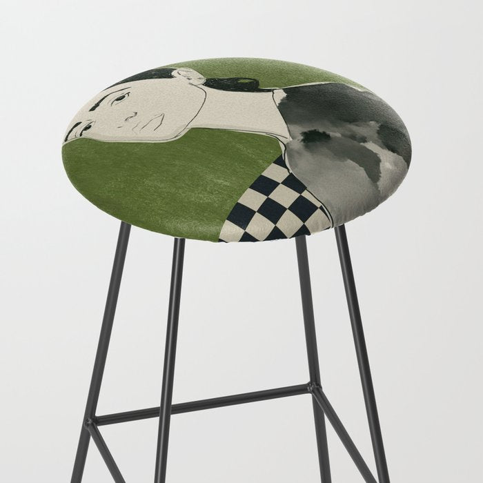 Girl Portrait Stool Gallery Image 2