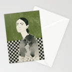 Girl Portrait Stationery Card Gallery Image 2
