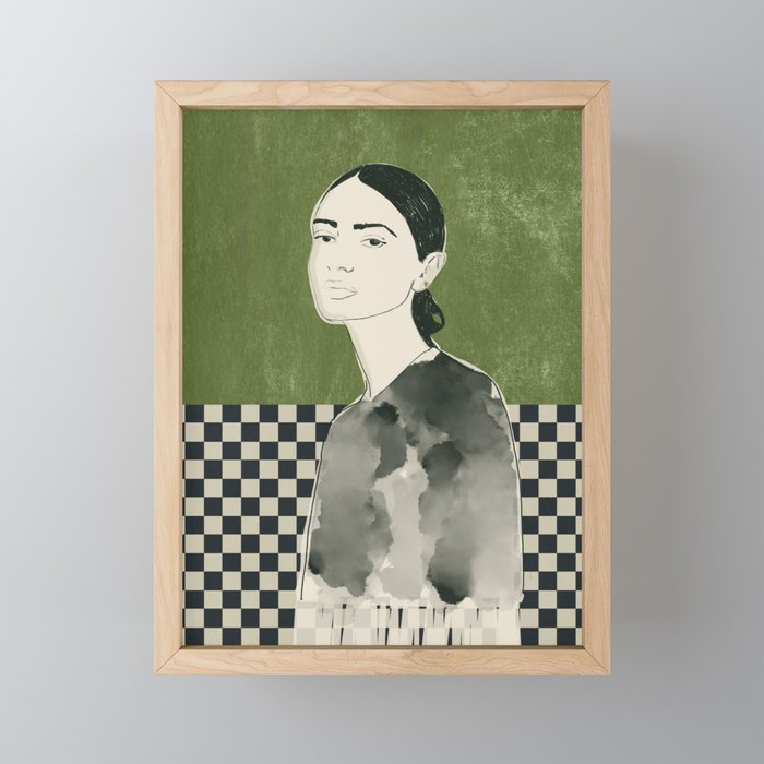 Girl Portrait Mini Art Print Gallery Image 1