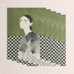 Girl Portrait Wrapping Paper Gallery Image 3