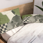 Girl Portrait Pillow Sham Gallery Image 2