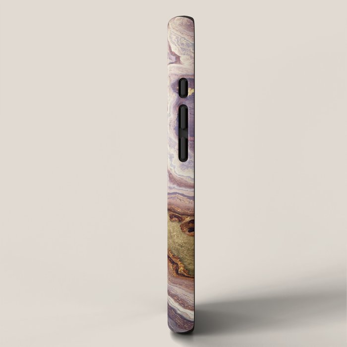 Mauve Agate iPhone Case Gallery Image 2