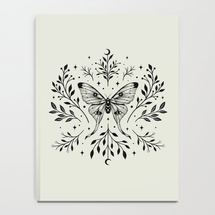Mystical Luna Moth Notebook Gallery Image 4