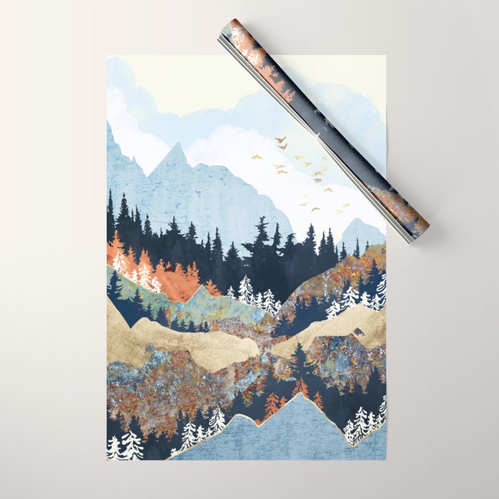 Spring Flight Wrapping Paper Gallery Image 1