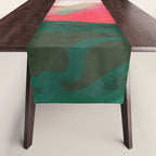 abstract pink Table Runner Gallery Image 1