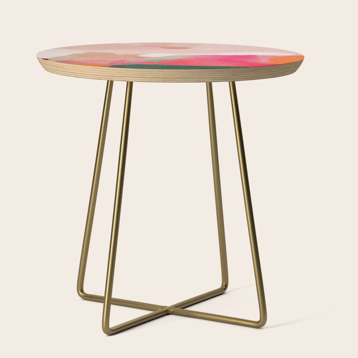 abstract pink Side Table Gallery Image 1