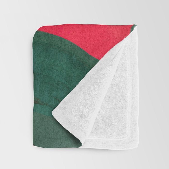 abstract pink Throw Blanket Gallery Image 3