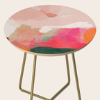 abstract pink Side Table Gallery Image 2