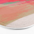 abstract pink Bath Mat Gallery Image 3