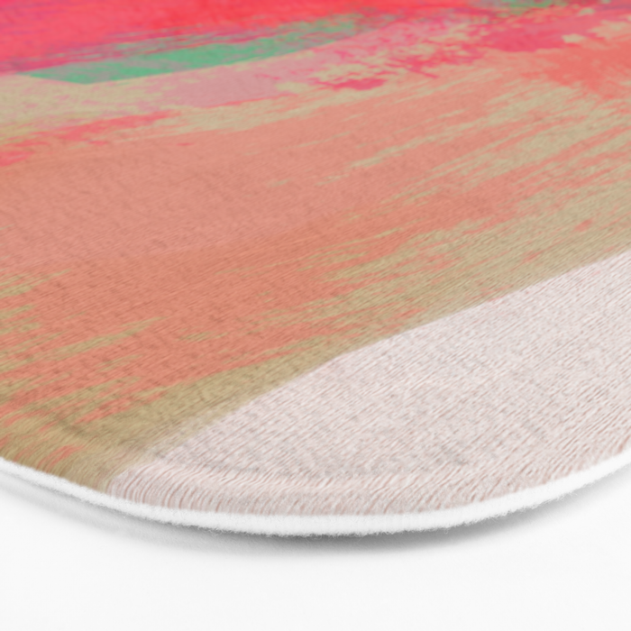 abstract pink Bath Mat Gallery Image 3