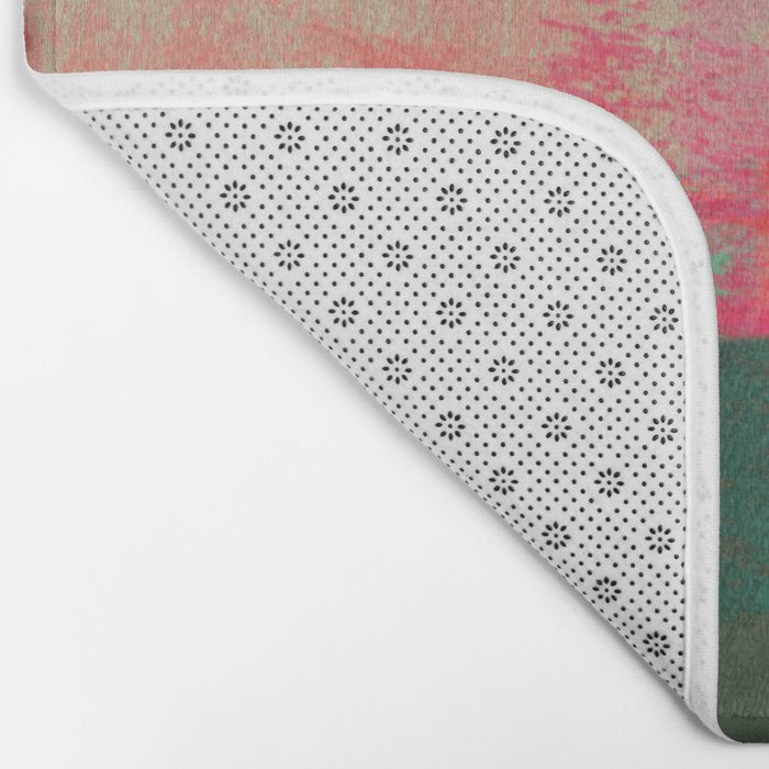 abstract pink Bath Mat Gallery Image 2