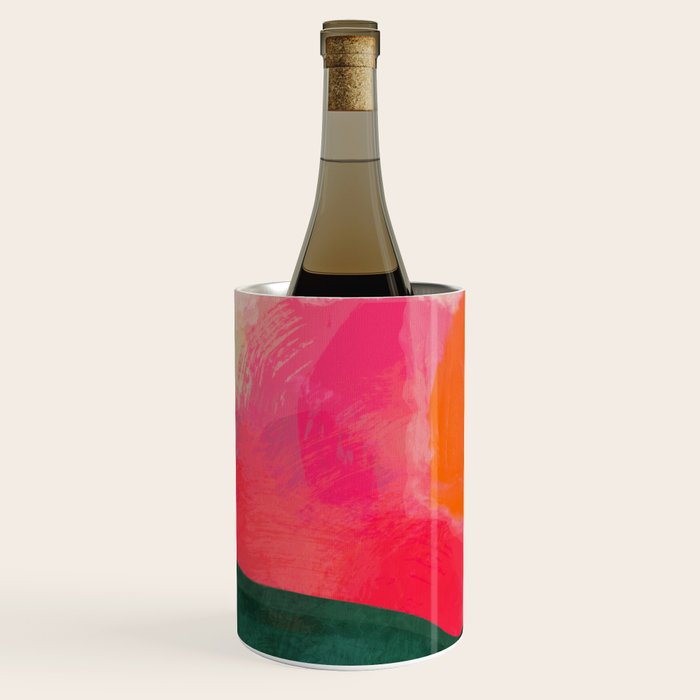 abstract pink Wine Chiller Gallery Image 3