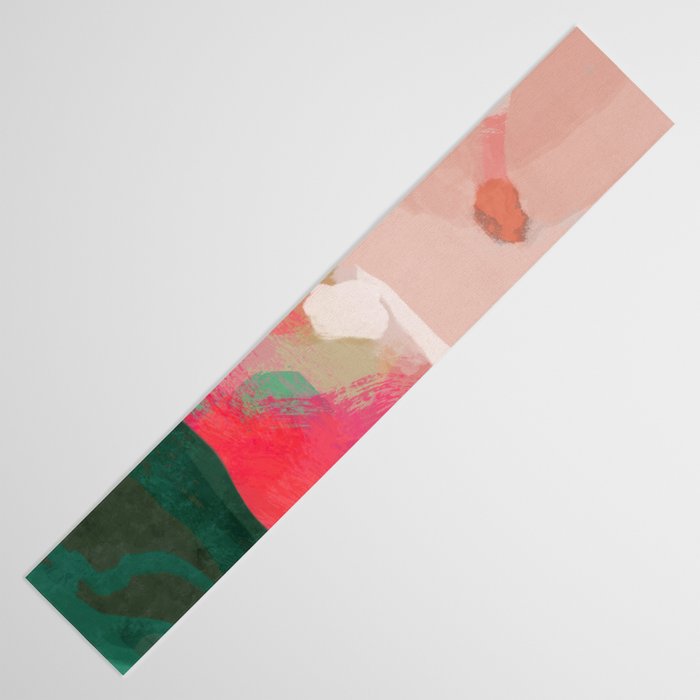 abstract pink Table Runner Gallery Image 3