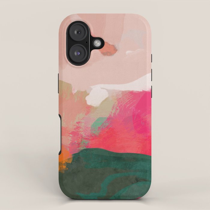 abstract pink iPhone Case Gallery Image 1