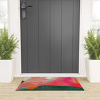 abstract pink Welcome Mat Gallery Image 3
