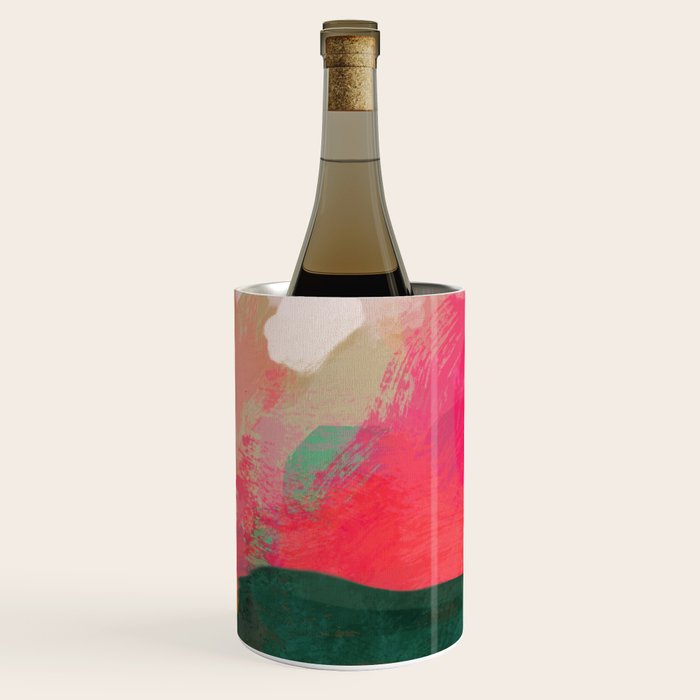 abstract pink Wine Chiller Gallery Image 1