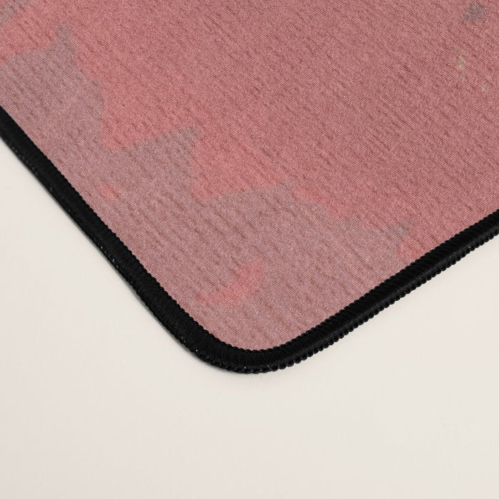 abstract pink Desk Mat Gallery Image 4