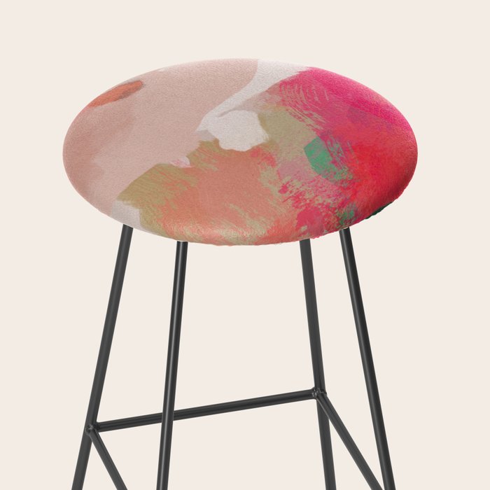 abstract pink Stool Gallery Image 2