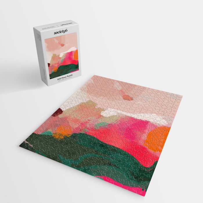 abstract pink Jigsaw Puzzle Gallery Image 2