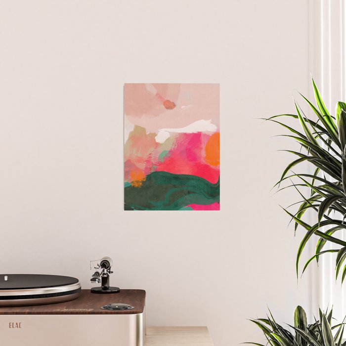 abstract pink Poster Gallery Image 2