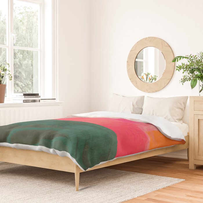 abstract pink Duvet Cover Gallery Image 2