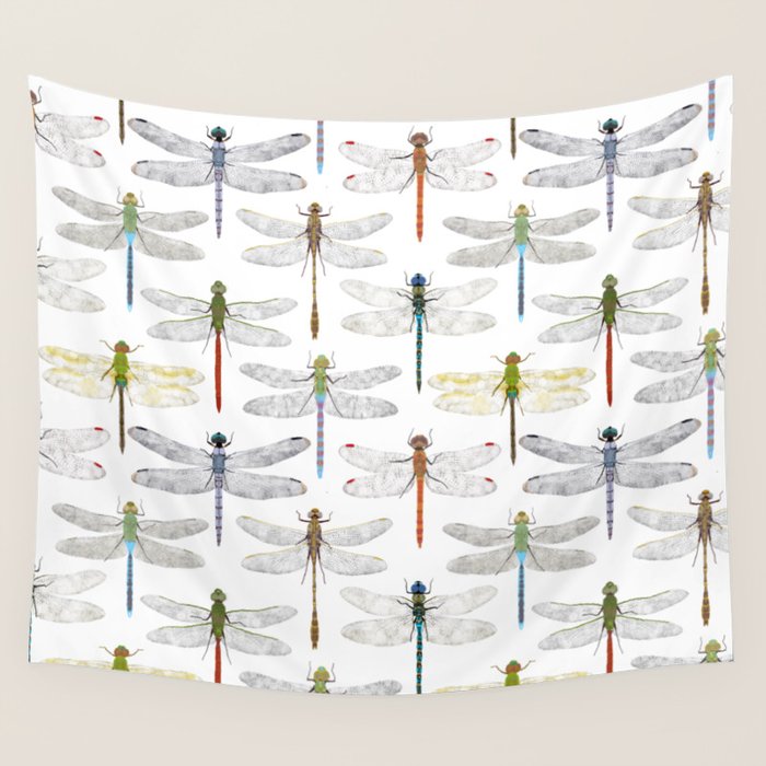 Dragonflies Wall Tapestry Gallery Image 1