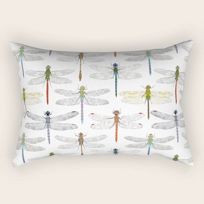 Dragonflies Rectangular Pillow Gallery Image 2