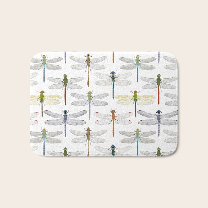 Dragonflies Bath Mat Gallery Image 1