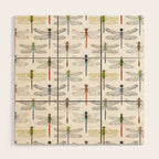 Dragonflies Wood Wall Art Gallery Image 1