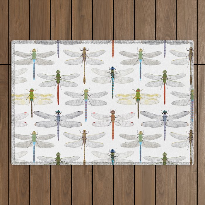 Dragonflies Outdoor Rug Gallery Image 1