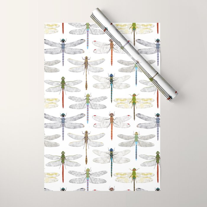 Dragonflies Wrapping Paper Gallery Image 1
