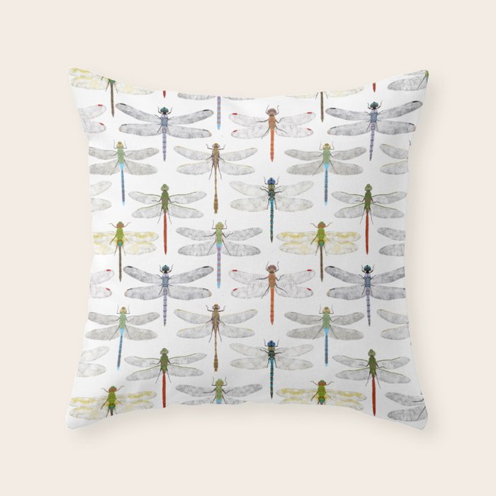 Dragonflies Throw Pillow Gallery Image 6