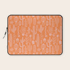Retro hand drawn cactus plant pattern Laptop Sleeve Gallery Image 1